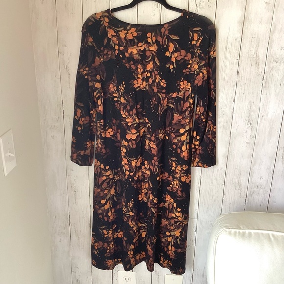 Seamed Knit Trapeze Dress 